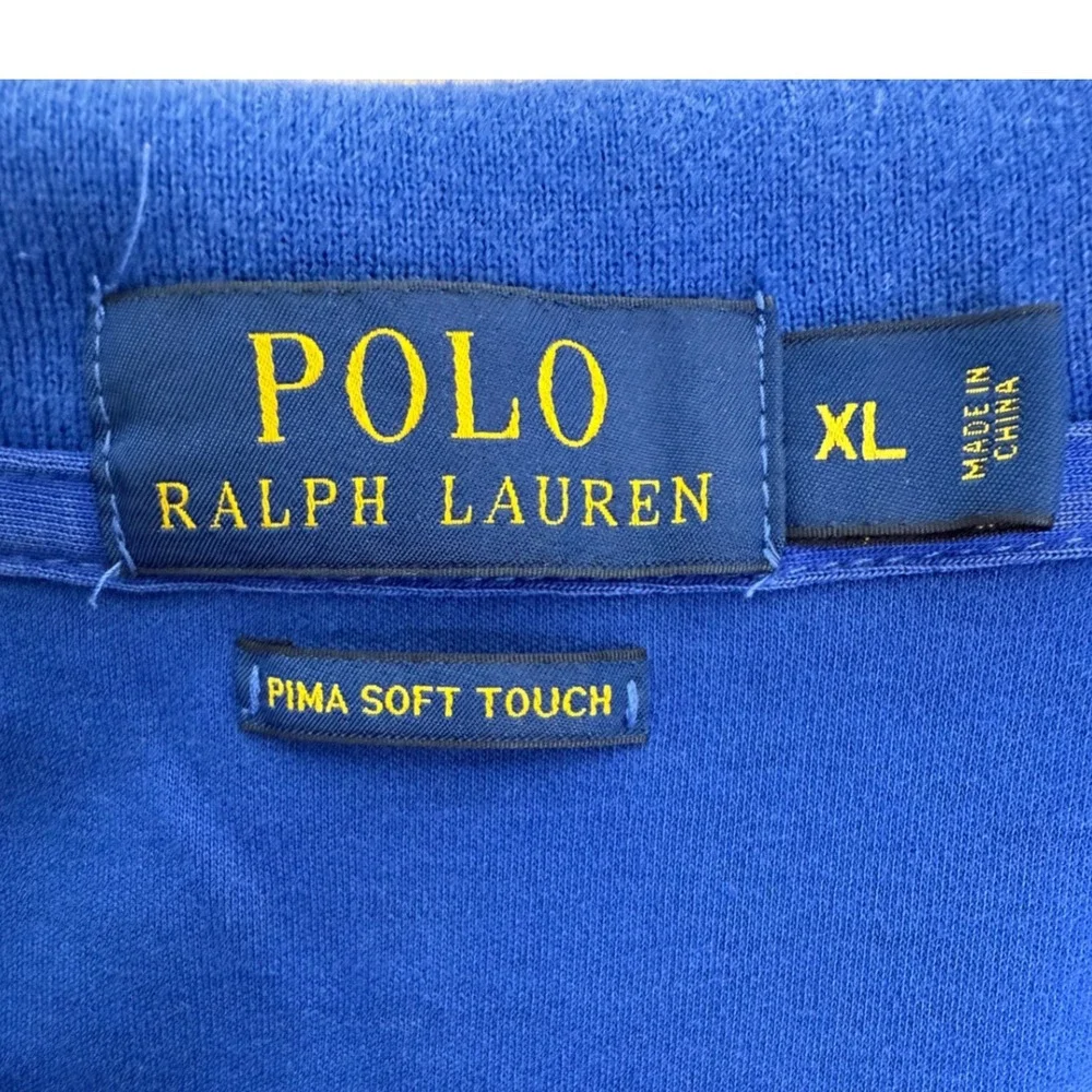 Polo Ralph Lauren‎ Shirt Men's Extra Large Pima Cotton Classic Fit Blue